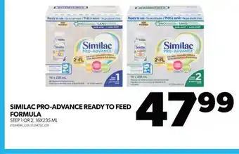 Real Canadian Superstore Similac pro-advance ready to feed formula, 16x235 ml offer