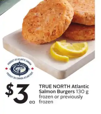 Sobeys Atlantic salmon burgers offer