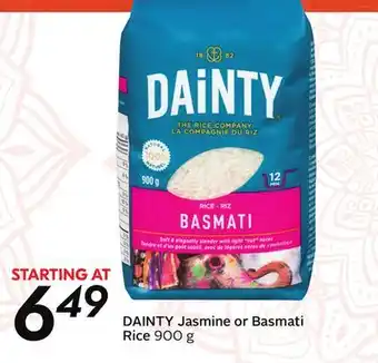 Sobeys Jasmine or basmati rice offer