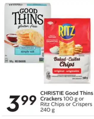 Sobeys Good thins crackers offer