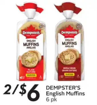 Sobeys English muffins offer