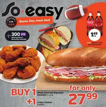 Sobeys Whole assorted dagwood sandwich offer