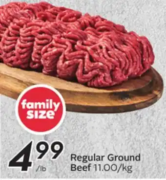 Sobeys Regular ground beef offer