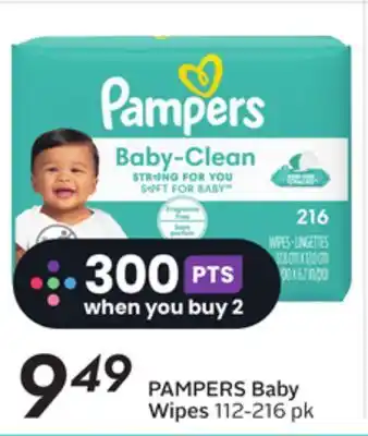 Sobeys Baby wipes offer