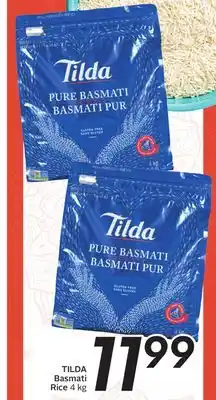 Sobeys Tilda basmati rice offer