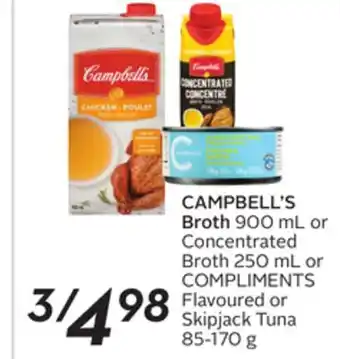 Sobeys Campbell's broth offer