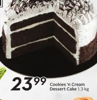 Sobeys Cookies'n cream dessert cake offer