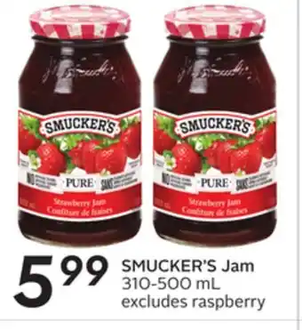 Sobeys Smucker's jam offer
