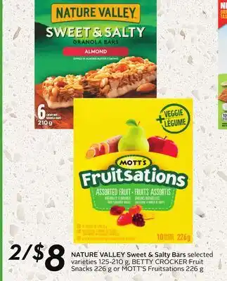 Sobeys Nature valley sweet & salty bars offer