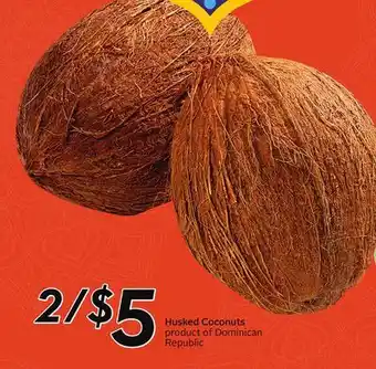 Sobeys Husked coconuts offer