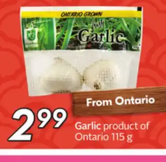 Sobeys Garlic offer