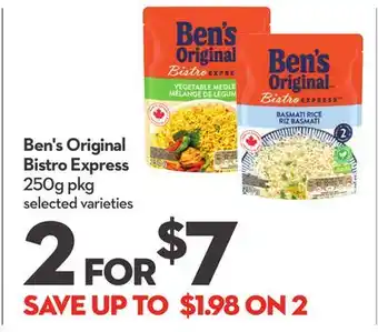 Longo's Ben's original bistro express offer