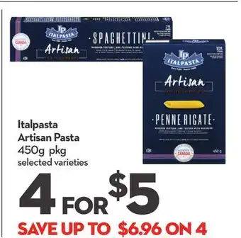 Longo's Italpasta artisan pasta offer