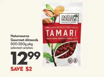 Longo's Natursource gourmet almonds offer
