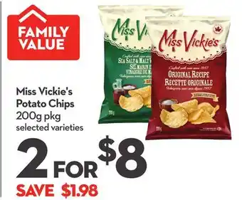 Longo's Miss vickie's potato chips offer