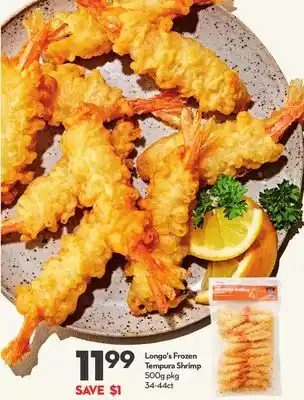 Longo's Longo's frozen tempura shrimp offer