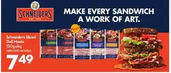 Longo's Schneiders sliced deli meats offer