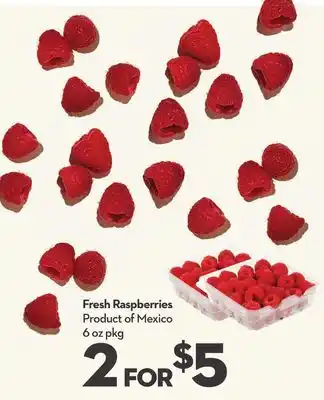Longo's Fresh raspberries offer