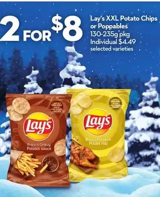 Longo's Lay's xxl potato chips or poppables offer