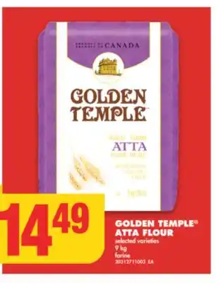 No Frills Golden temple atta flour, 9 kg offer