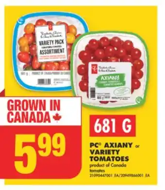 No Frills Pc axiany or variety tomatoes, 681 g offer