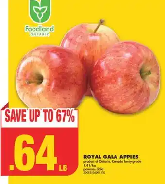 No Frills Royal gala apples offer