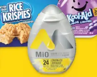 No Frills Mio, crystal light or kool-aid drink mixes, 48 ml/24-56 g offer