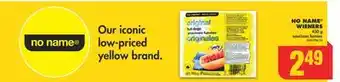 No Frills No name wieners, 450 g offer