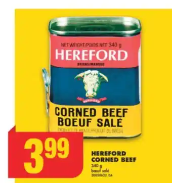No Frills Hereford corned beef, 340 g offer