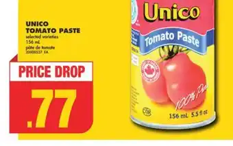 No Frills Unico tomato paste, 156 ml offer