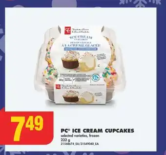 No Frills Pc ice cream cupcakes, 232 g offer