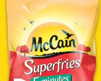 No Frills Mccain super fries or specialty fries, 454-800 g offer