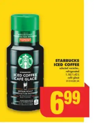 No Frills Starbucks iced coffee, 1.18/1.42 l offer