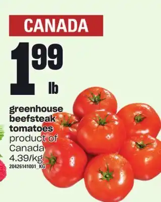 Independent Grocer Greenhouse beefsteak tomatoes offer