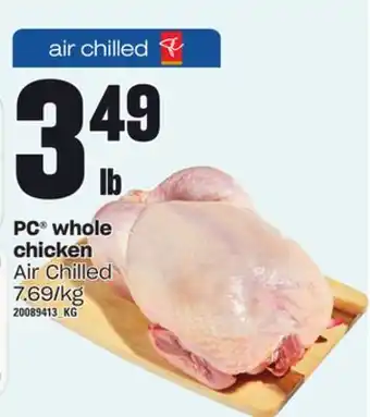 Independent Grocer Pc whole chicken offer