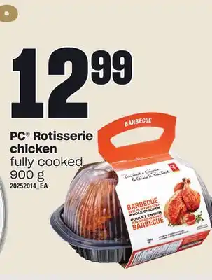 Independent Grocer Pc rotisserie chicken, 900 g offer