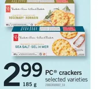 Fortinos Pc crackers 185 g offer