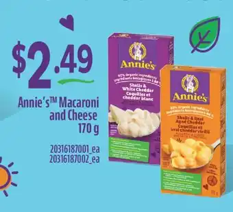 Fortinos Annie's tm macaroni and cheese offer