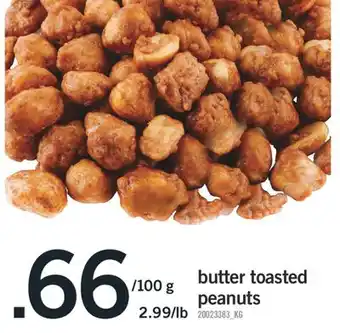 Fortinos Butter toasted peanuts offer
