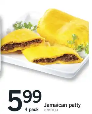 Fortinos Jamaican patty 4 pack offer