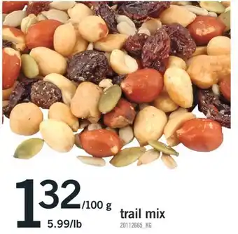 Fortinos Trail mix offer