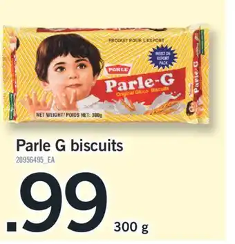 Fortinos Parle g biscuits offer