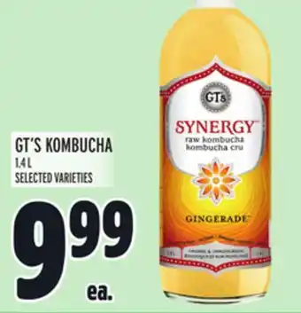 Metro Gt's kombucha offer