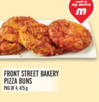 Metro Front street bakery pizza buns offer