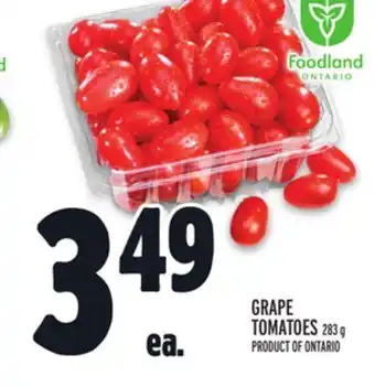 Metro Grape tomatoes offer