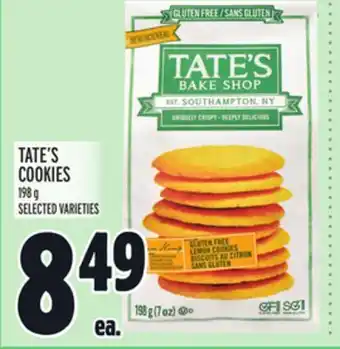 Metro Tate's cookies offer