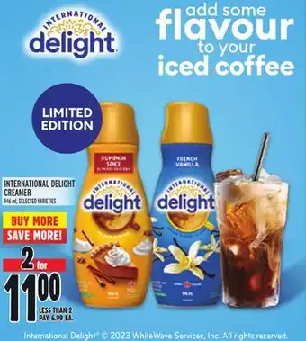 Metro International delight creamer offer