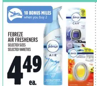 Metro Febreze air fresheners offer