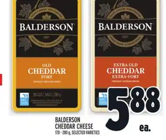 Metro Balderson cheddar cheese offer