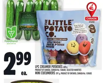 Metro Lpc creamer potatoes offer